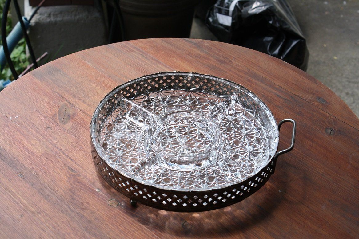 Piatti di portata: Aperitivschale kristall mit griff d26cm – Nuovo (secondo la descrizione) da zuchwil venduto da parson65