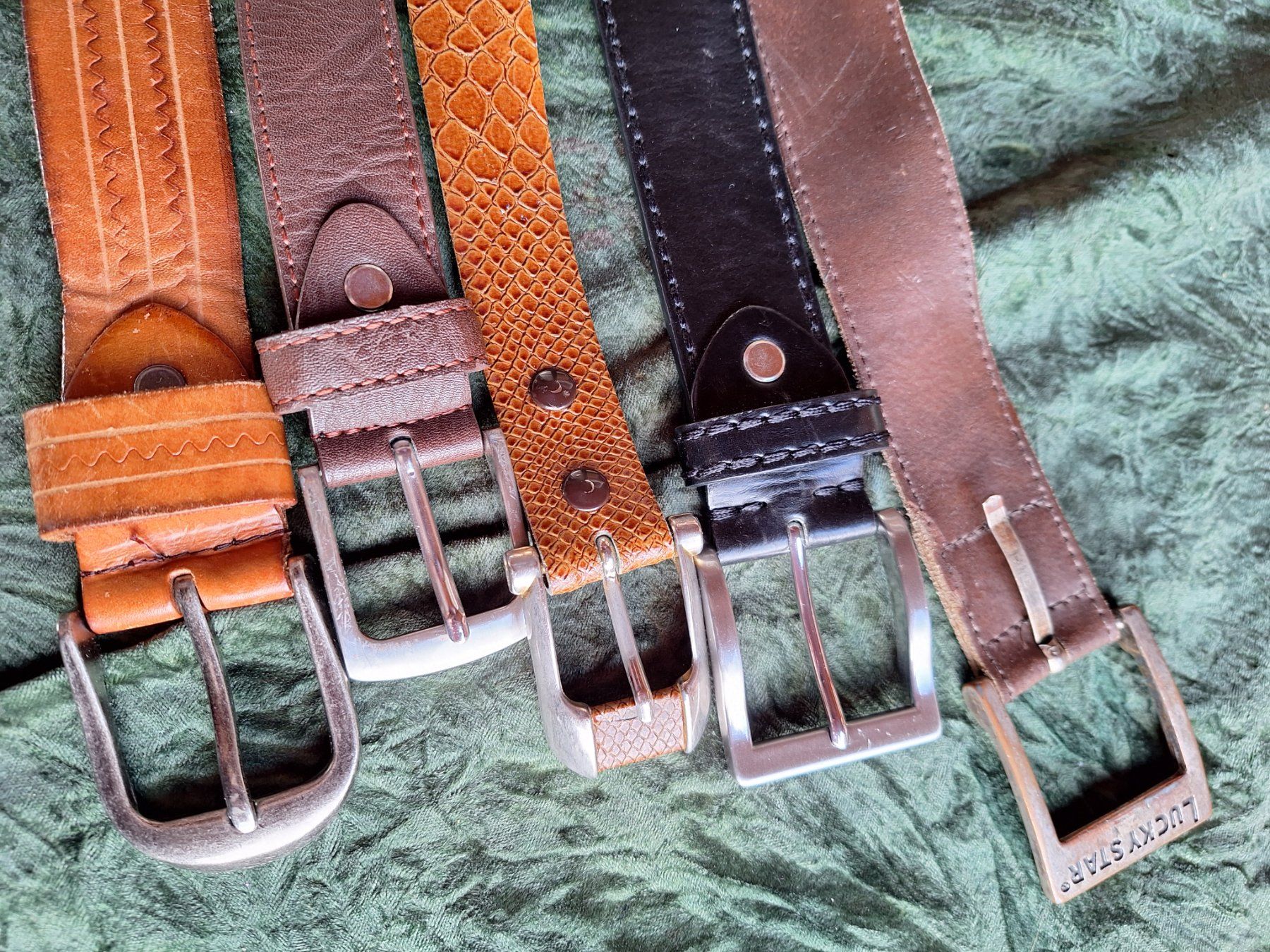 Gürtel: 5 STK HERREN LEDERGÜRTEL ( CA 100 CM) – Gebraucht aus Huttwil von Kunterbuntli 3