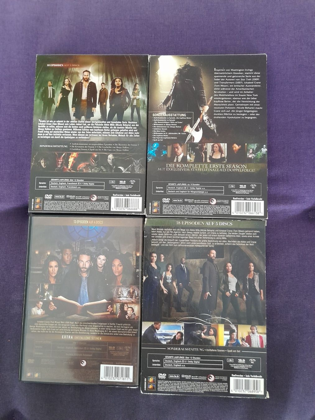 Tutti i DVDs: SLEEPY HOLLOW 1 - 4 – Usato da Aesch BL venduto da Burschi59 2