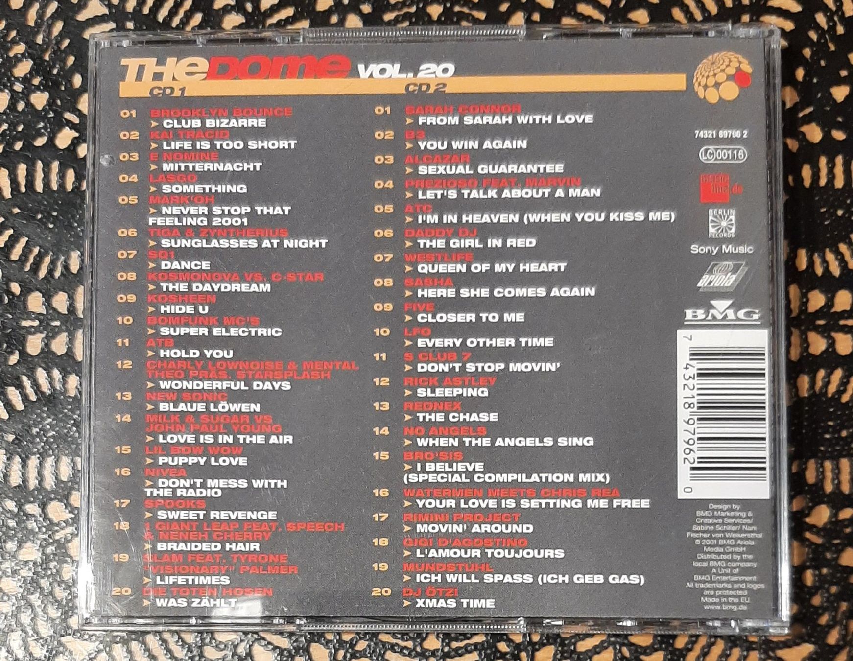 CD: The Dome Vol. 20, Doppel-CD 2001, Hit Compilation, Sampler – Usato da Amriswil venduto da Celini3 1