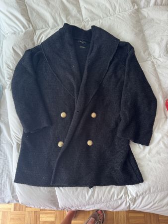 Cardigan femme noir Massimo Dutti taille M, parfait