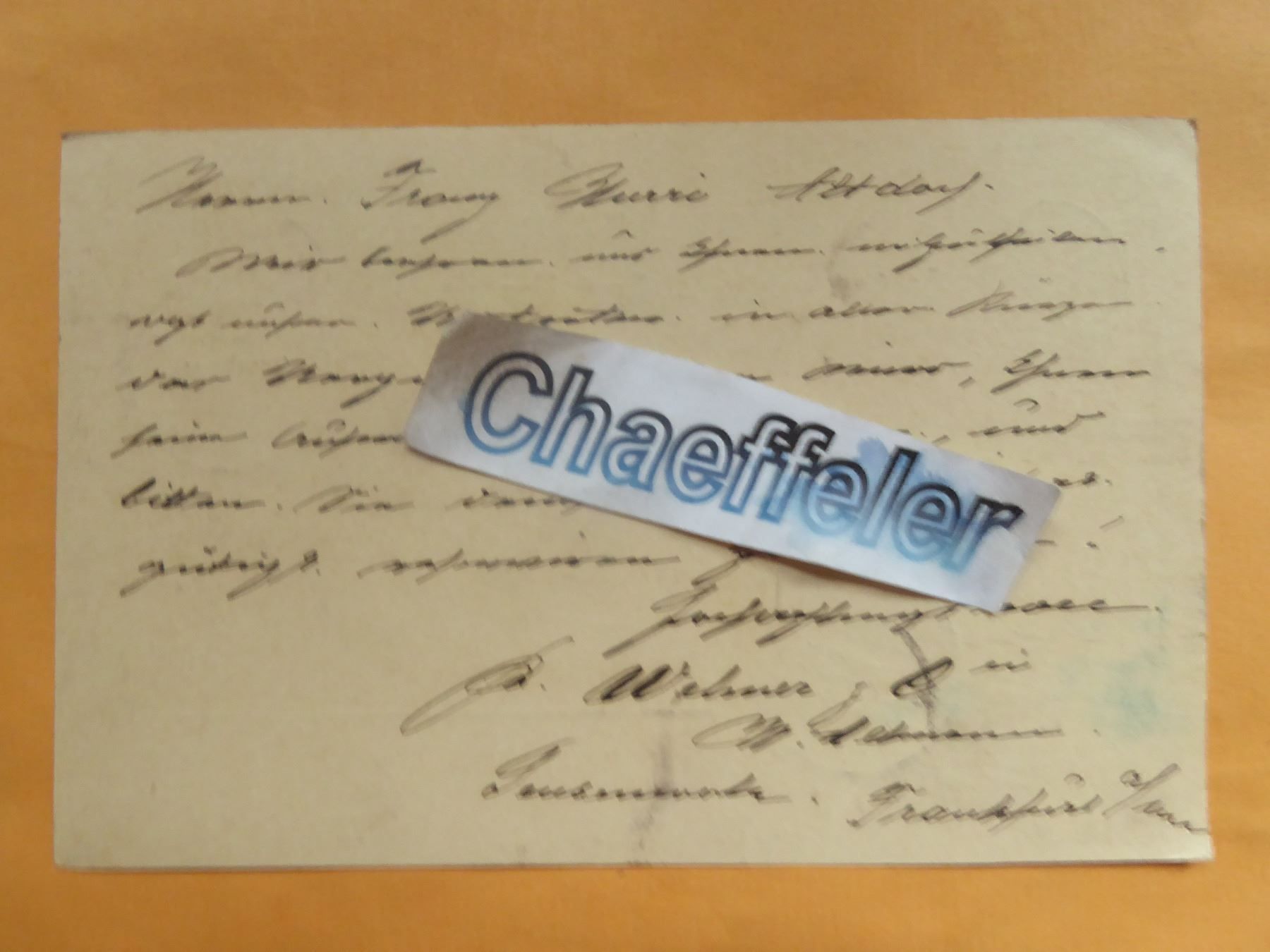 Cartoline postali: alte Postkarte 1890 – Usato da Zürich venduto da Chaeffeler 1