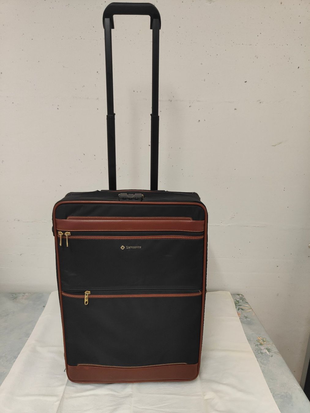 Valigie & Borse: Original Samsonite Rollkoffer Schwarz / Braun Weichschale – Usato da Wetzikon ZH venduto da Matrixx7 3