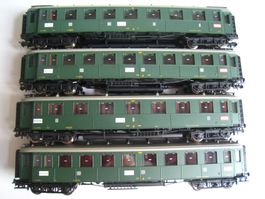 Liliput Schnellzugwagen-Set,Badische Bauart,Epoche 1,4teilig