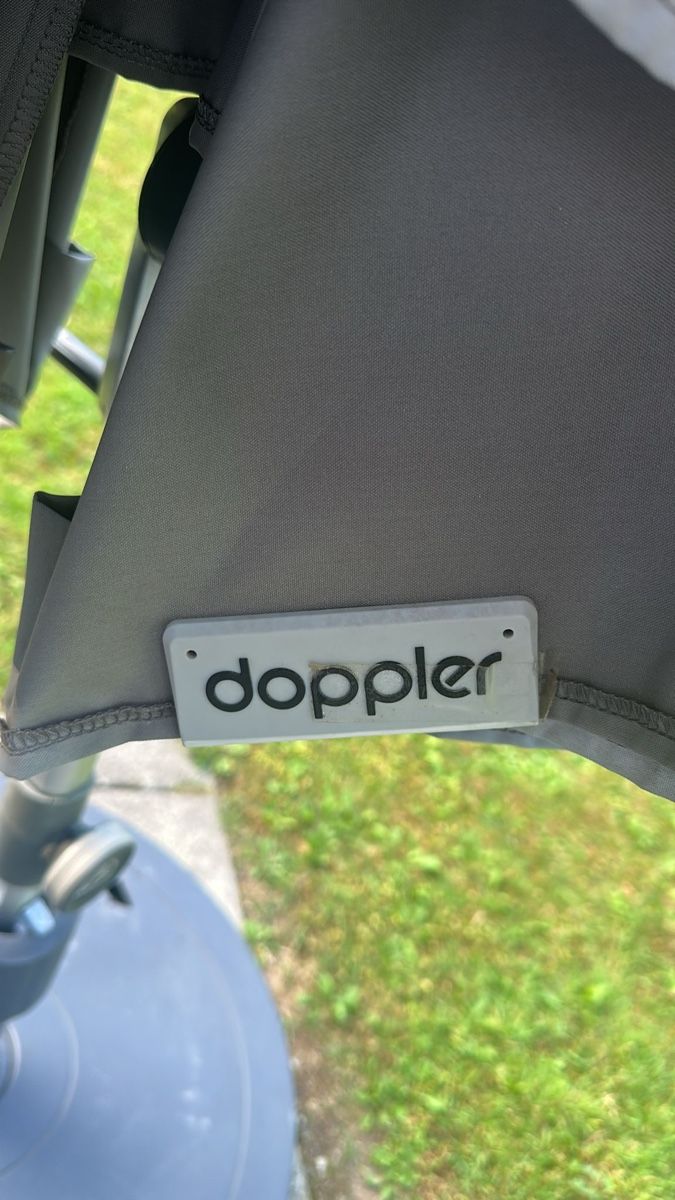 Parasols: Doppler Sonnenschirm anthrazit mit Kurbel gebraucht – D'occasion à Küsnacht ZH par rkaramanian 2