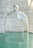Glasglocke mit Griff klar transparent ohne Beschädigung