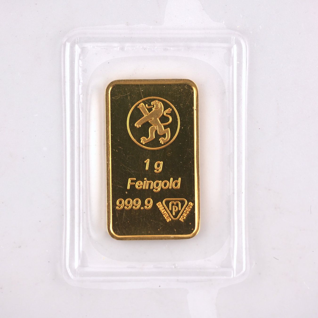 Metalli preziosi: 1g Goldbarren – Usato da Basel venduto da Edelmetallhaus24