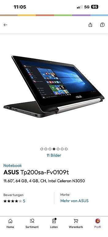 Notebooks: Asus Notebook  – Gebraucht aus Rotkreuz von Grismolina 3