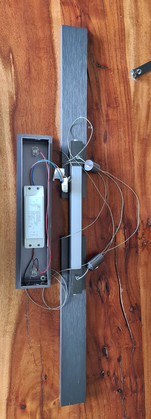 Kronleuchter & Deckenlampen: Hängeleuchte modern grau – Gebraucht aus Steinen von SG-91 2