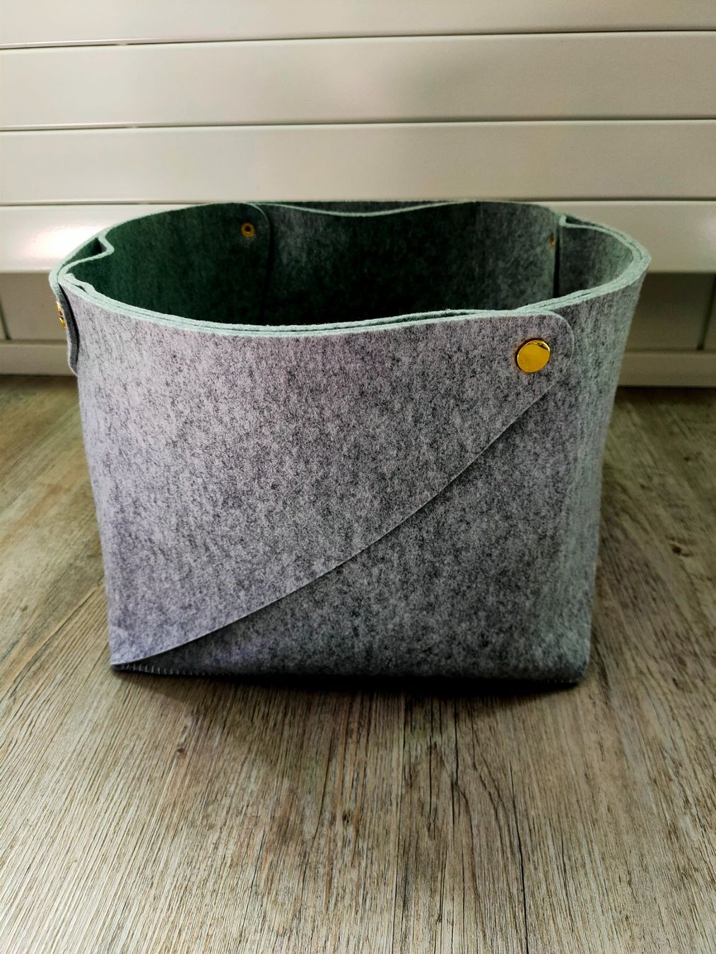 Ikea Autres articles pour la maison: Grauer Filzkorb – D'occasion à kägiswil par tina8109