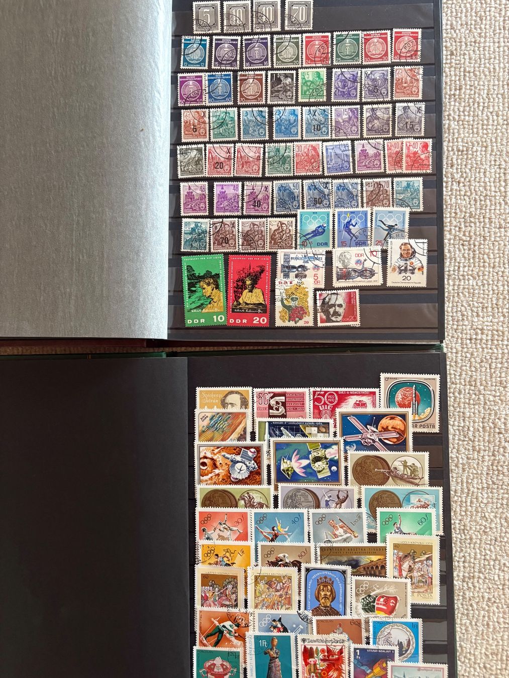 Alle Briefmarken: 2 Alben mit Briefmarken – Gebraucht aus Steinmaur von Nicorutishauser 1
