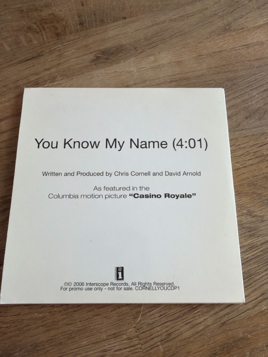 CDs: Chris Cornell You Know My Name CD – Gebraucht aus Lugano von bad_2t9b 1