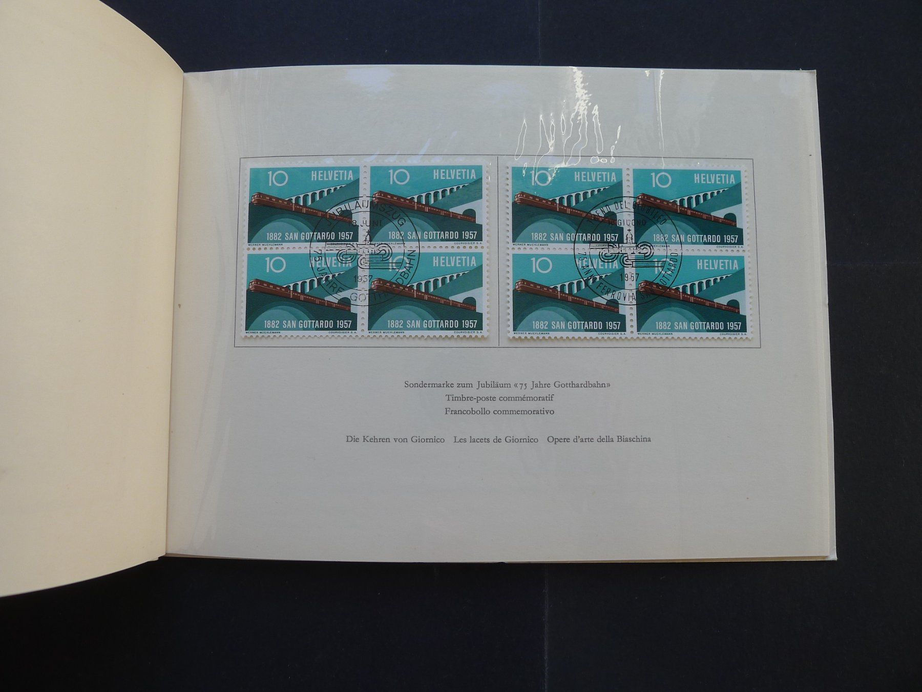 Tutti i francobolli: 1957  PTT Geschenk Heft ab Fr. 1.- – Usato da Dagmersellen venduto da wyss1982 4