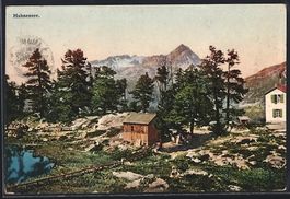 St. Moritz, Hahnensee, Ortspartie mit Bl