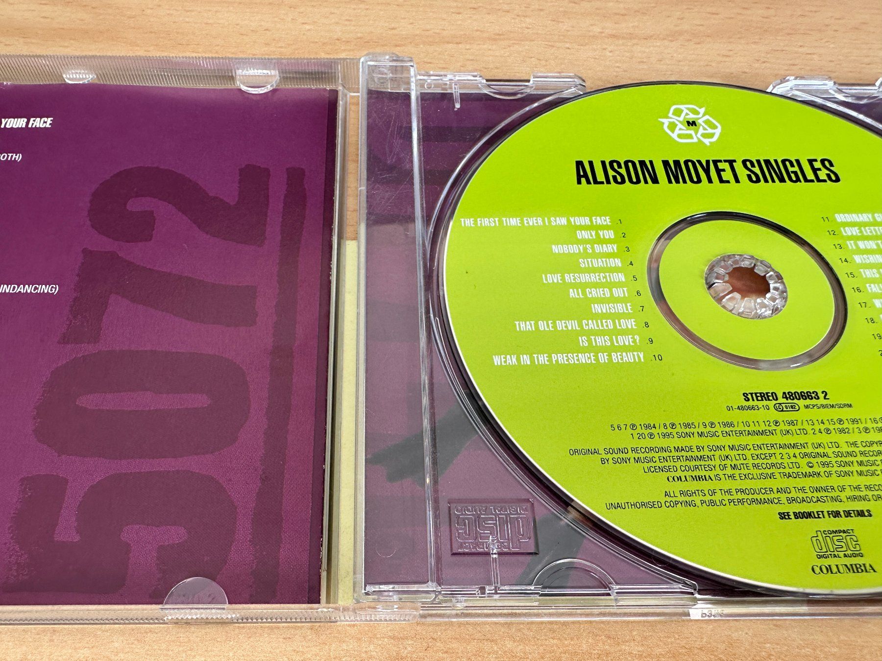CD: Alison Moyet – Singles – Usato da Rikon im Tösstal venduto da Alpenmutz 2
