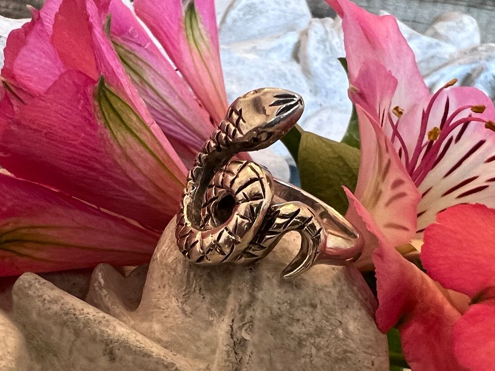 Nagelpiercing Schlange Aus 925 Sterling Silber – Für Nailart, Allergiefrei & Hochwertig Verarbeitet