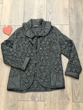 Jacke Chrisma's schwarz gesteppt Grösse S/M top Zustand
