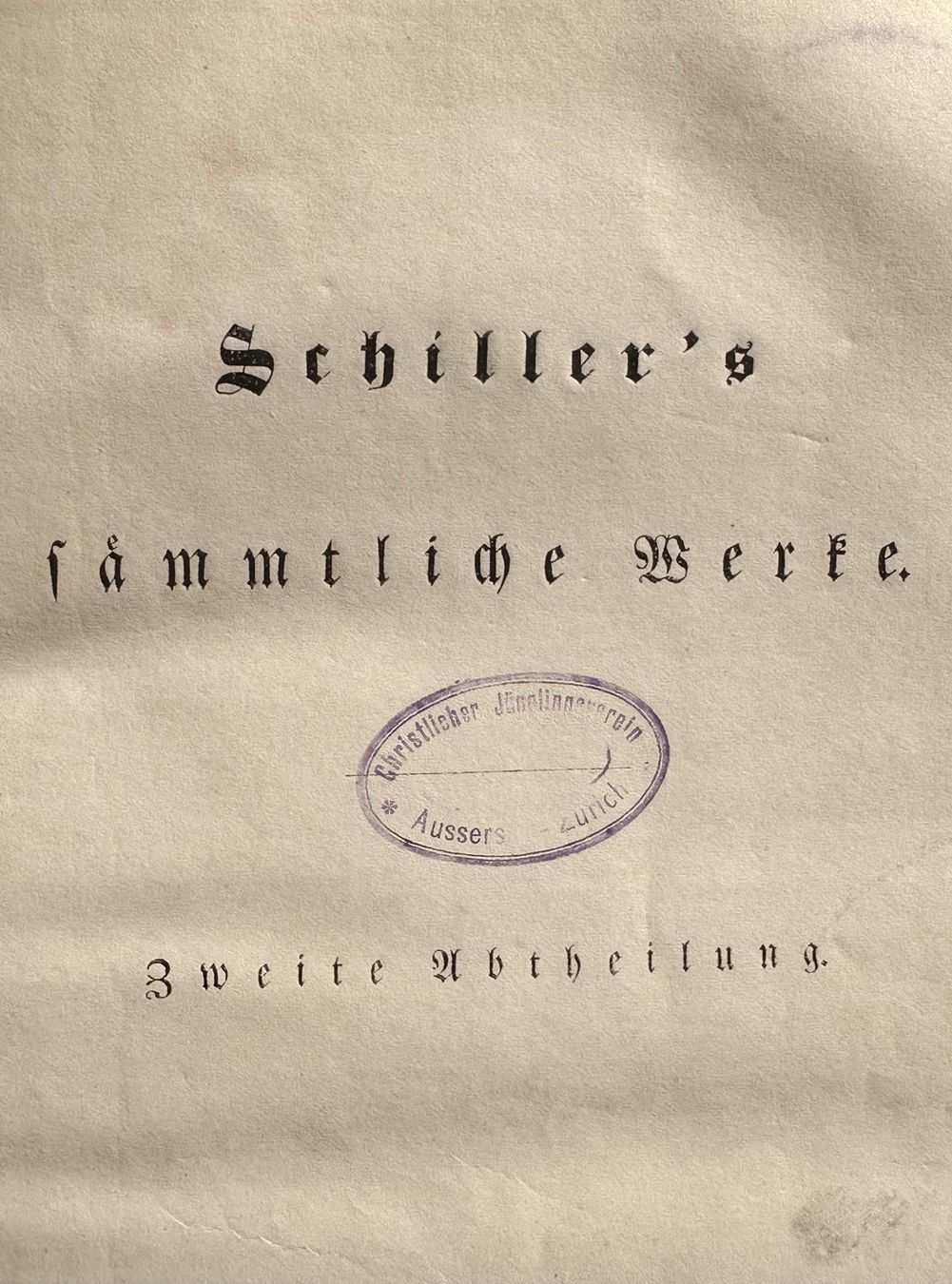 Libri: Schillers sämtliche Werke Band 2 – Usato da Seltisberg venduto da quadartswiss 3