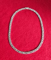 Silber 925 Halskette Versace Muster