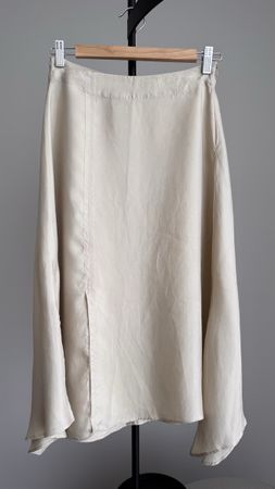 Sommer leichter Rock beige Gr. 34