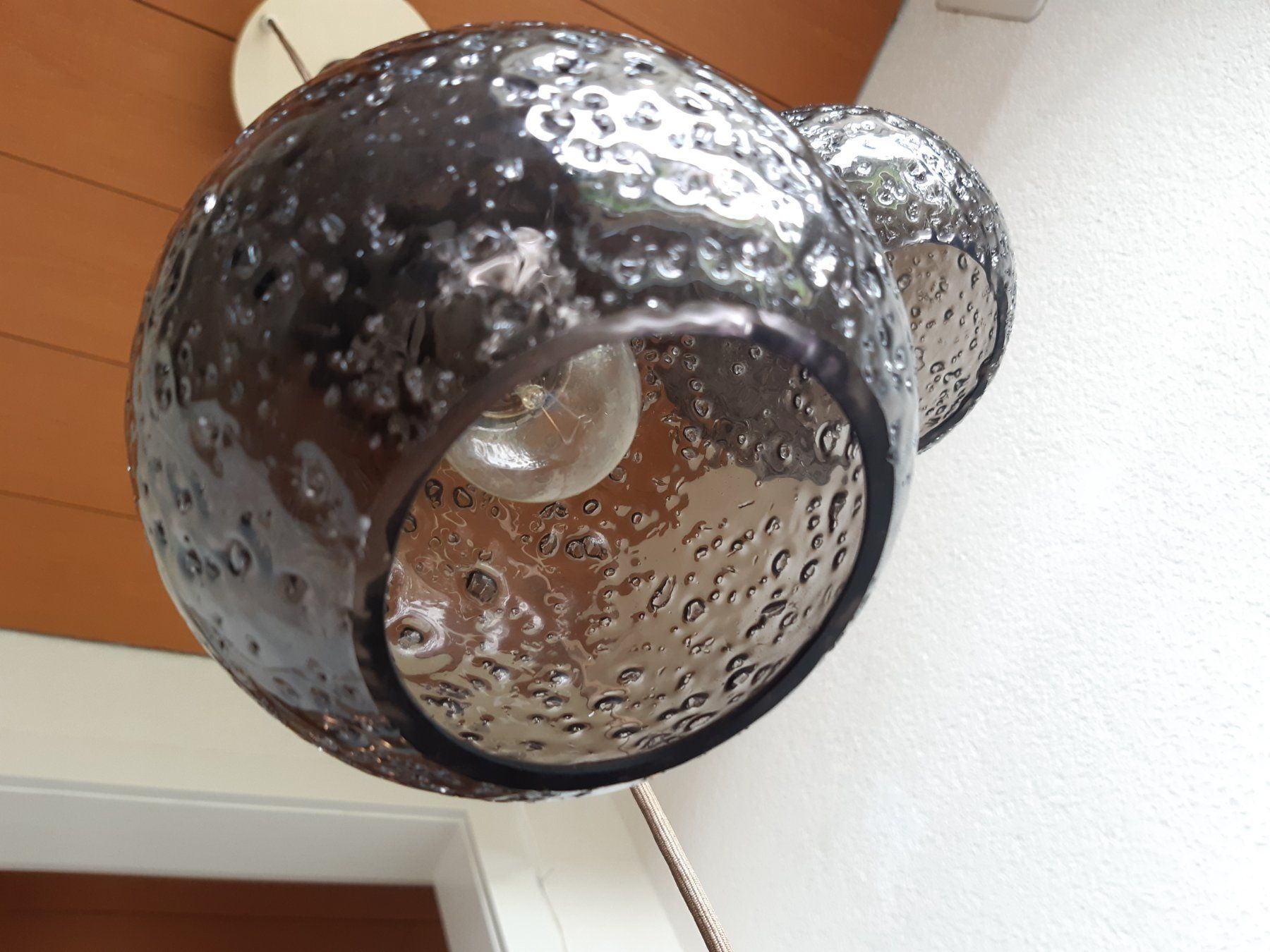 Lampen: Vintage Kugellampe 70er – Gebraucht aus Bévilard von Orscha 3