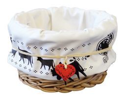 STEINLIN Brotkorb «Alpaufzug» 22cm