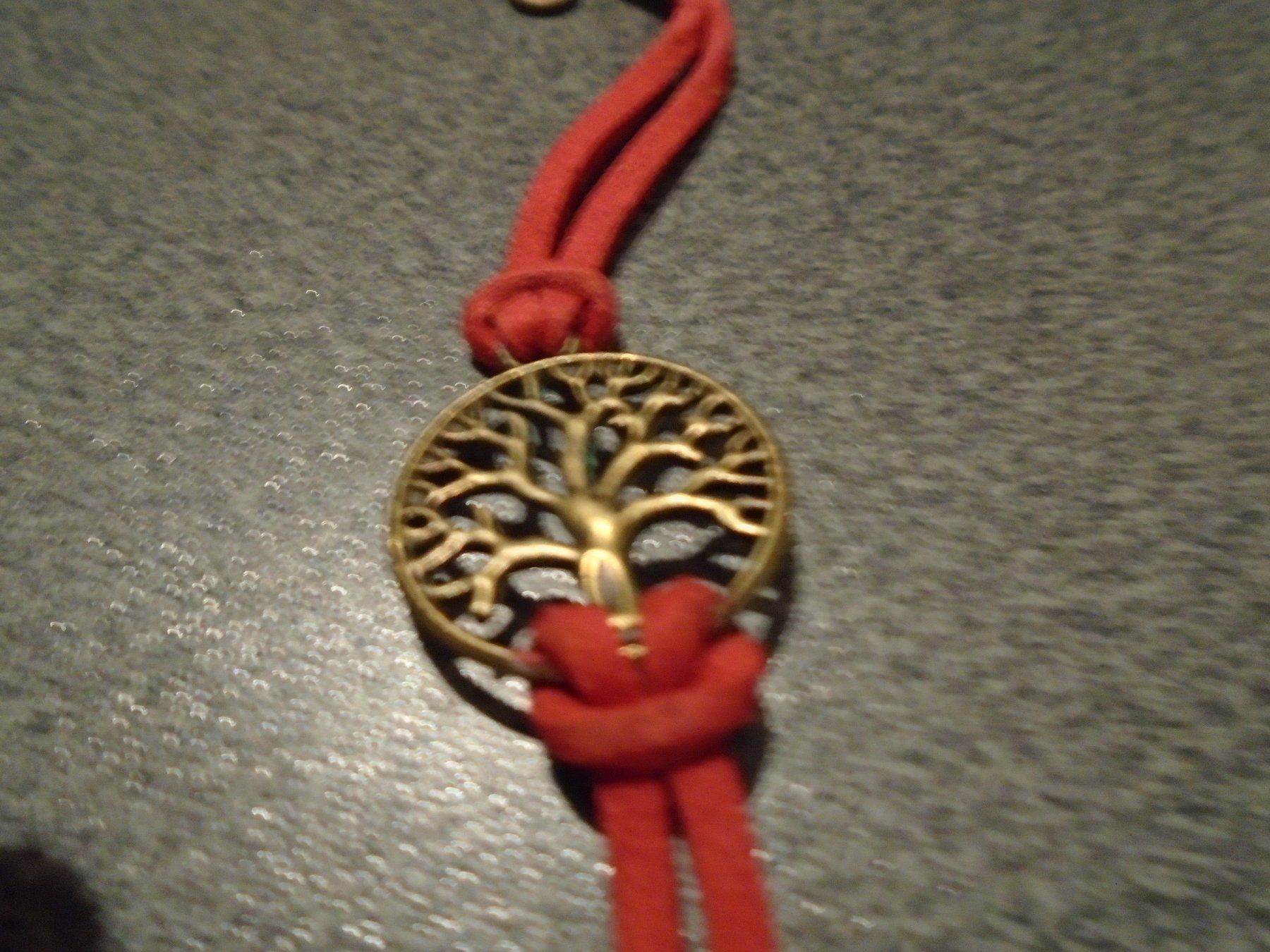 Bracciali & Braccialetti: Armband, rot, Lebensbaum – Nuovo e nell'imballaggio originale da Zürich venduto da abraxas1291 1