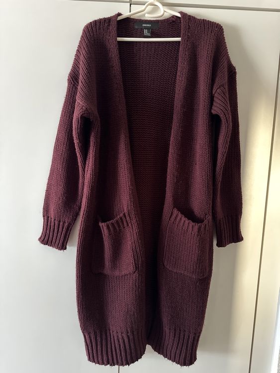 5112090 Bordeaux Hooded Cardigan main image 1