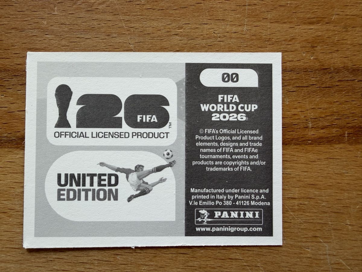 Panini Carte collezionabili: Panini WM 2026 Nr. 00 Sticker – Nuovo (secondo la descrizione) da Stäfa venduto da Mpower0 1