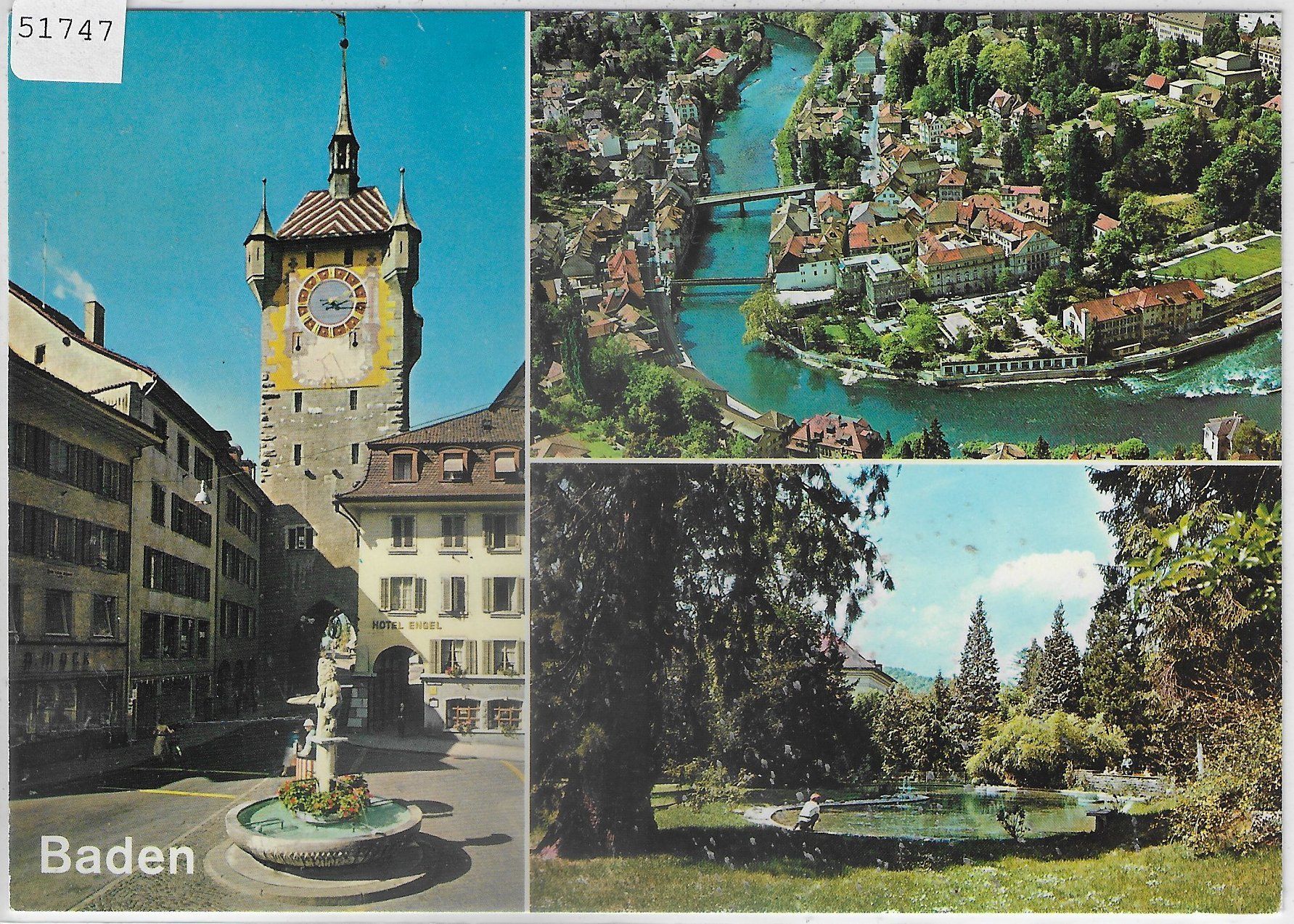 Cartoline postali: Baden - Multiview – Usato da Ettingen venduto da Kartenplanet