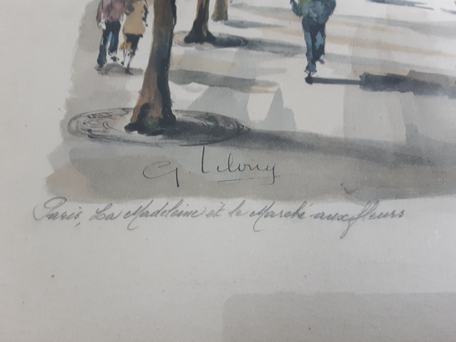 Grafica & Litografie: Lithographie von G. Lelong, Paris – Usato da St. Gallen venduto da charly92 2
