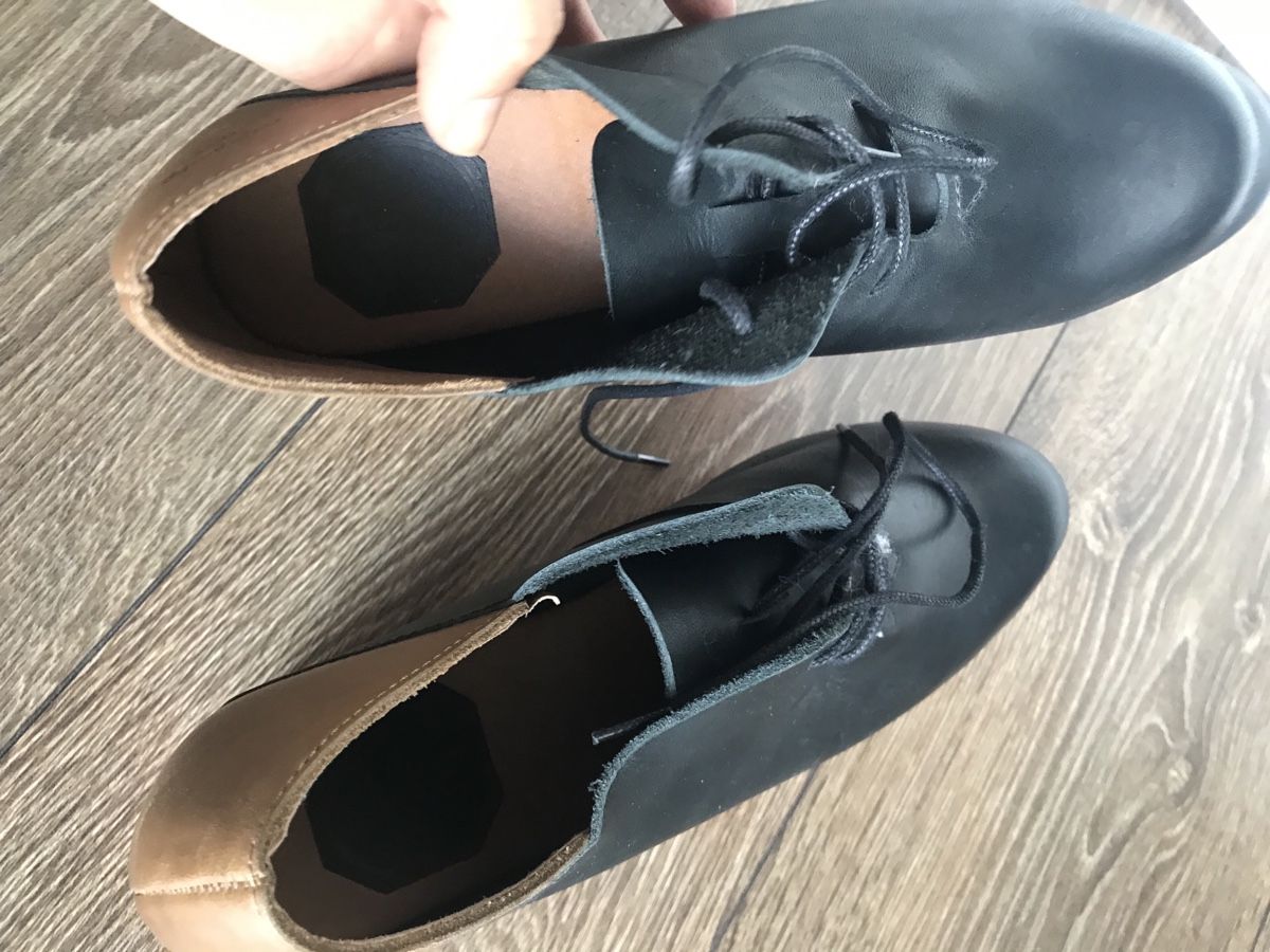 Scarpe da donna: Sabots de design cuir noir et bois, 37/38 – Usato da Grimisuat venduto da eliseba88 2