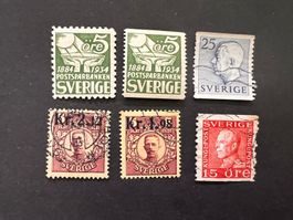 Schweden Lot ca. 1933  gest. und *  (3229)