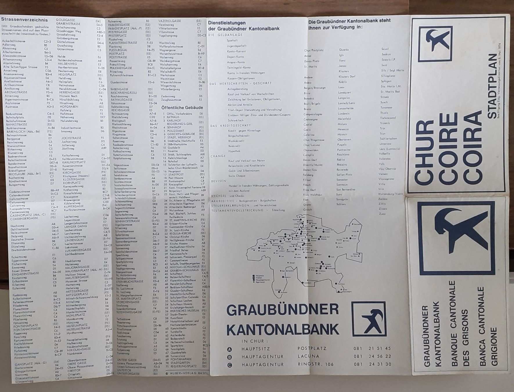 Landkarten & Atlanten: Stadtplan Chur – Gebraucht aus Mörschwil von aik_x8mc 4