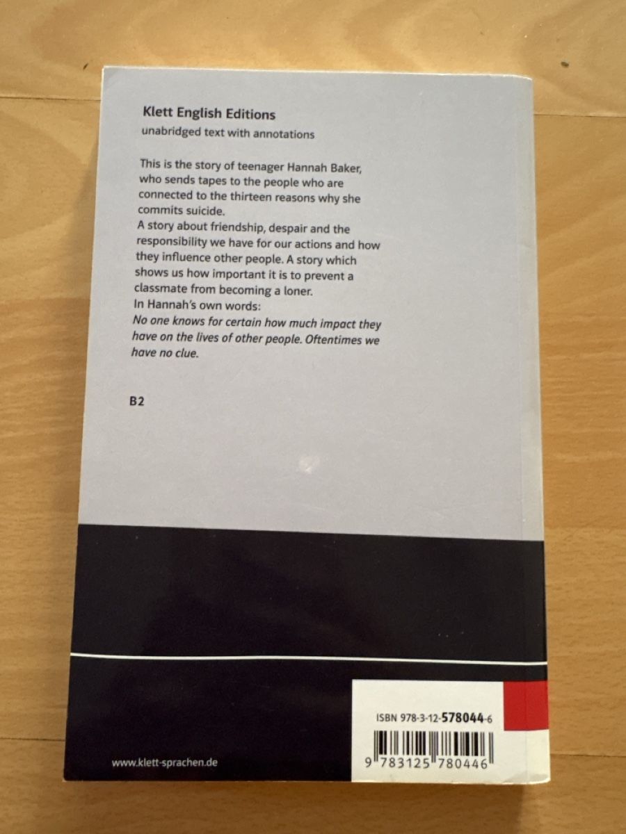 Libri: Jay Asher Thirteen Reasons Why Buch gebraucht – Usato da Aarburg venduto da arc_svt5 1