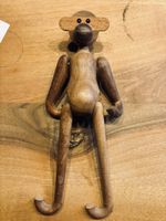 Holzaffe Kay Bojesen Design Figur beweglich guter Zustand