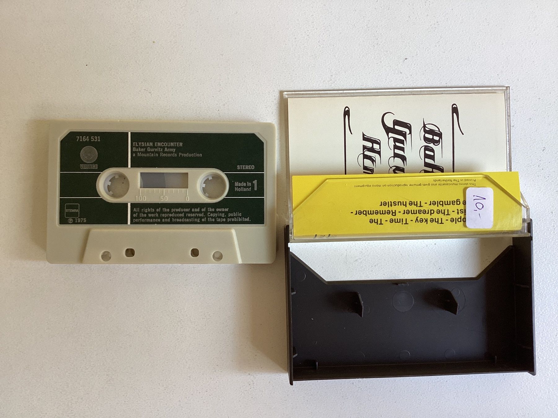 Musicassette: Baker Gurvitz Army MC - Elysian Encounter – Usato da Gutenswil venduto da Hamzian 1