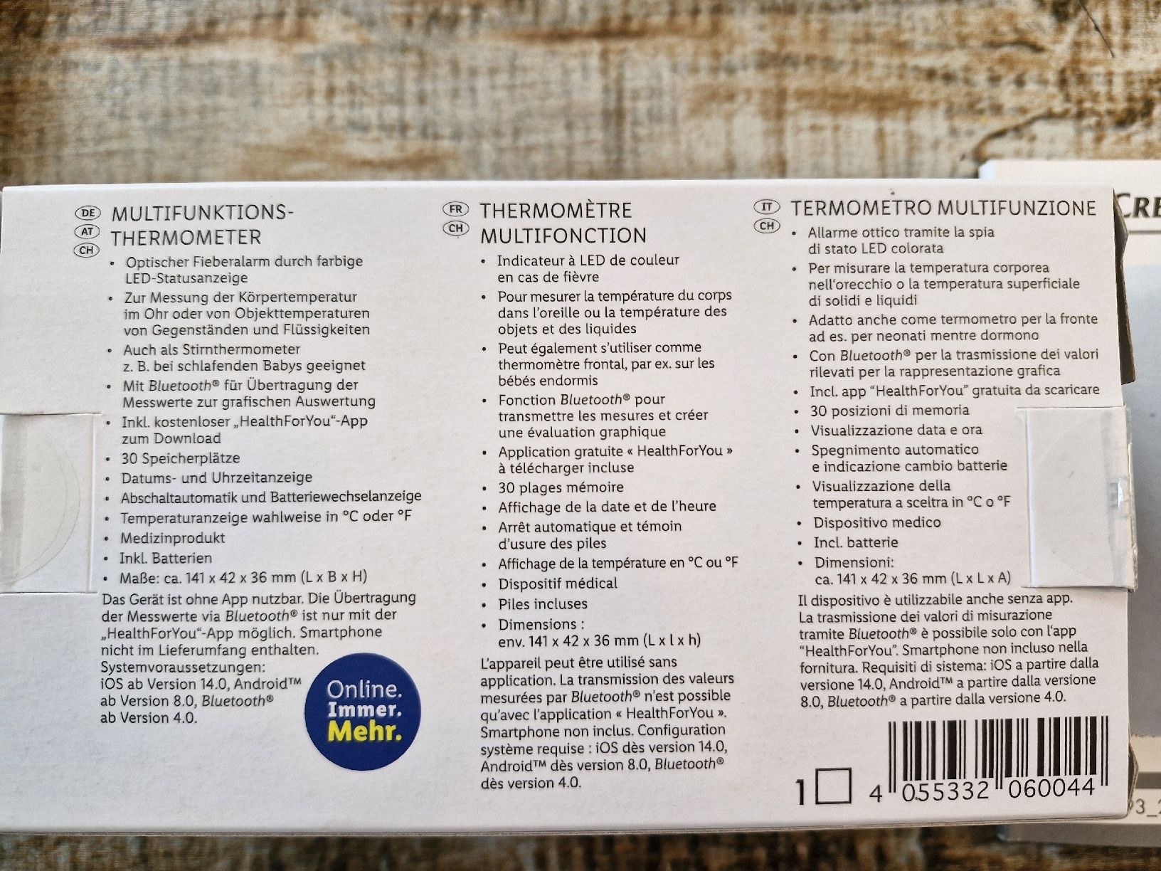 Misurare: Thermometer Multifunktion NEU! – Nuovo e nell'imballaggio originale da Biberist venduto da Bonduelle 1