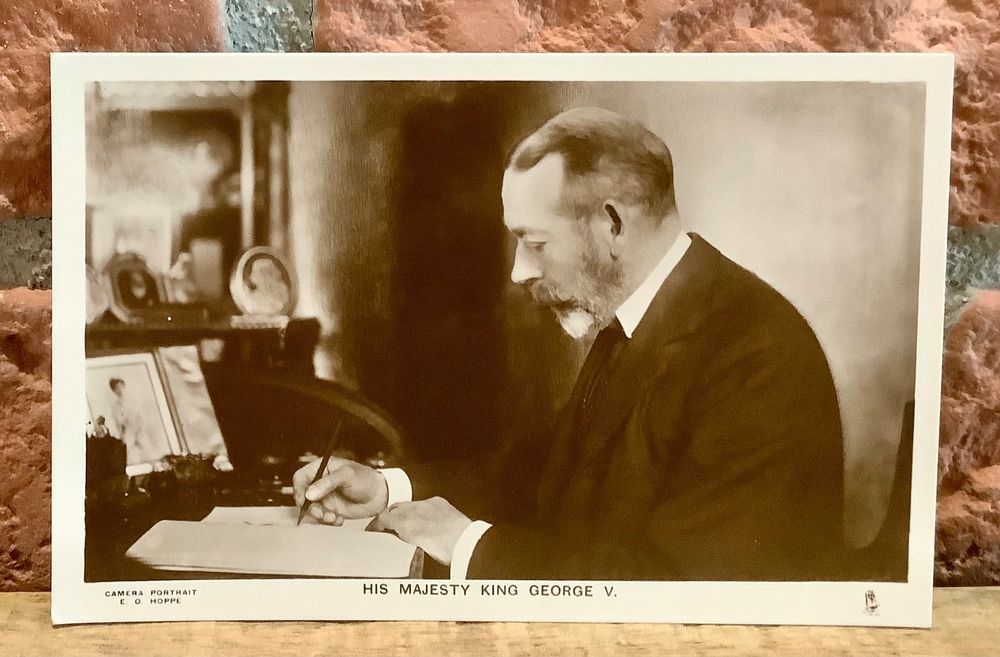 Antike Foto AK KING GEORGE V - England Royal Family British (D'occasion ...