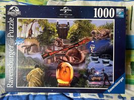 Puzzle Ravensburger Jurassic Park 1000 Teile neuwertig