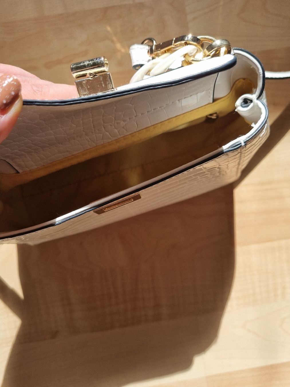 Borse da donna: Handtasche in Kroko-Optik NEU! – Nuovo (secondo la descrizione) da Gunzgen venduto da Celine22 2