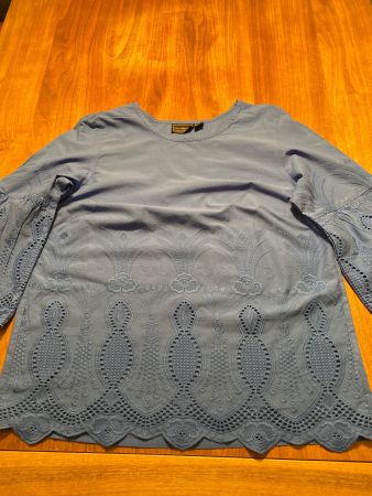 Tunika 7/8 Ärmel mit Stickerei in blau von Bonorix EUR 40