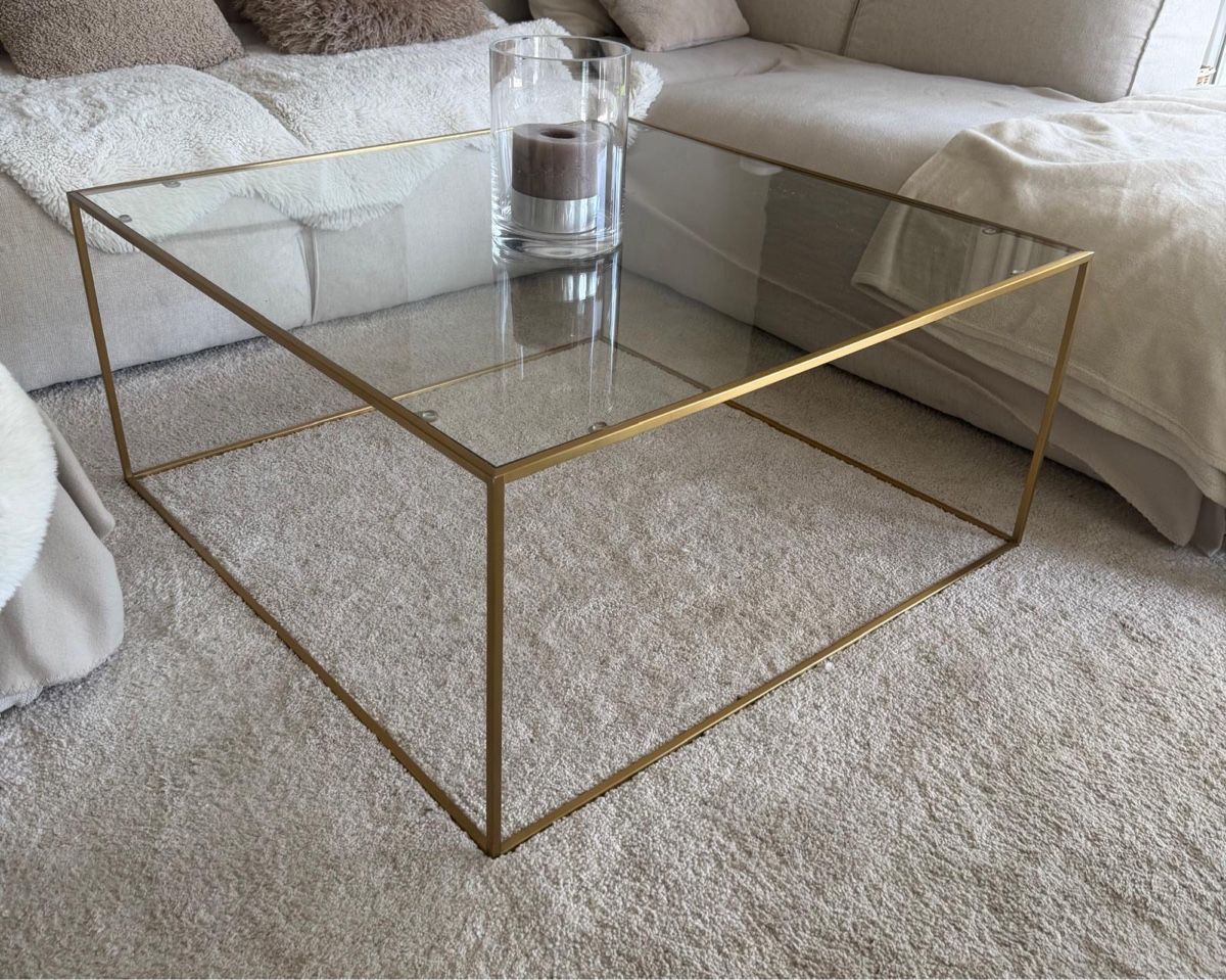 Tavoli: Moderner Couchtisch Glas/Gold – Usato da Meggen venduto da vio_2wm9