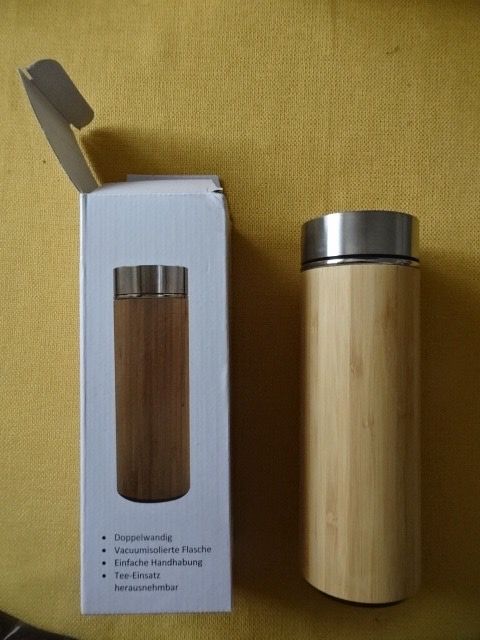 Teekannen: Neuer Doppelwandiger Tee-Behälter mit integriertem Sieb – Neu und originalverpackt aus Oberweningen von Gerini