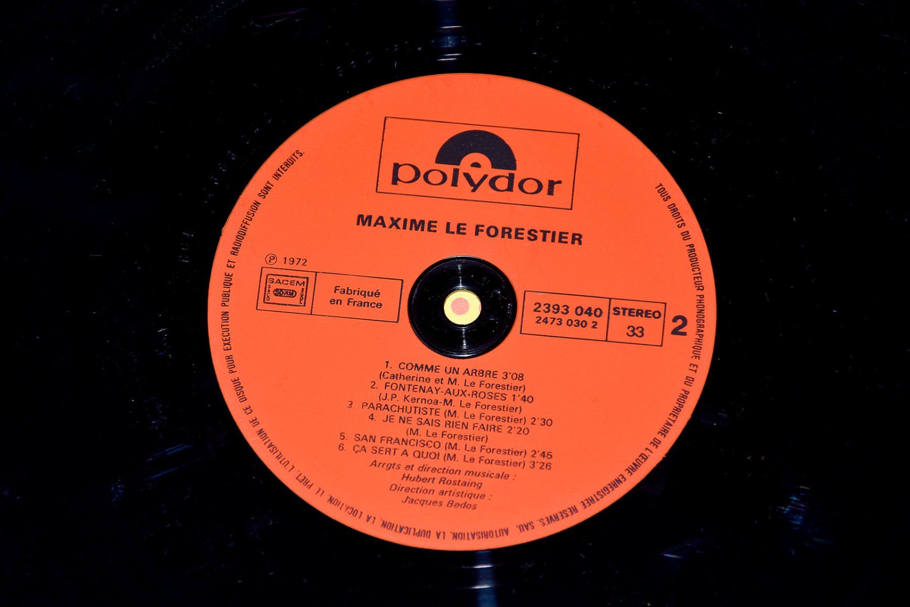 Dischi in vinile: Maxime Le Forestier - Mon frère – Usato da Belmont-sur-Yverdon venduto da ag97 3