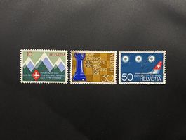 1968 Sonderpostmarken I ʘ 453, 454, 455