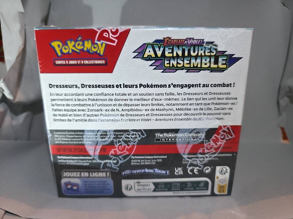 Pokémon Carte collezionabili: Display Pokémon "Aventure Ensemble" FR – Nuovo e nell'imballaggio originale da Le Lignon venduto da Nathium 2