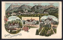 Litho Schwarzenberg, Gesamtansicht mit S