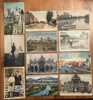 11 alte Ansichtskarten diverse Motive 