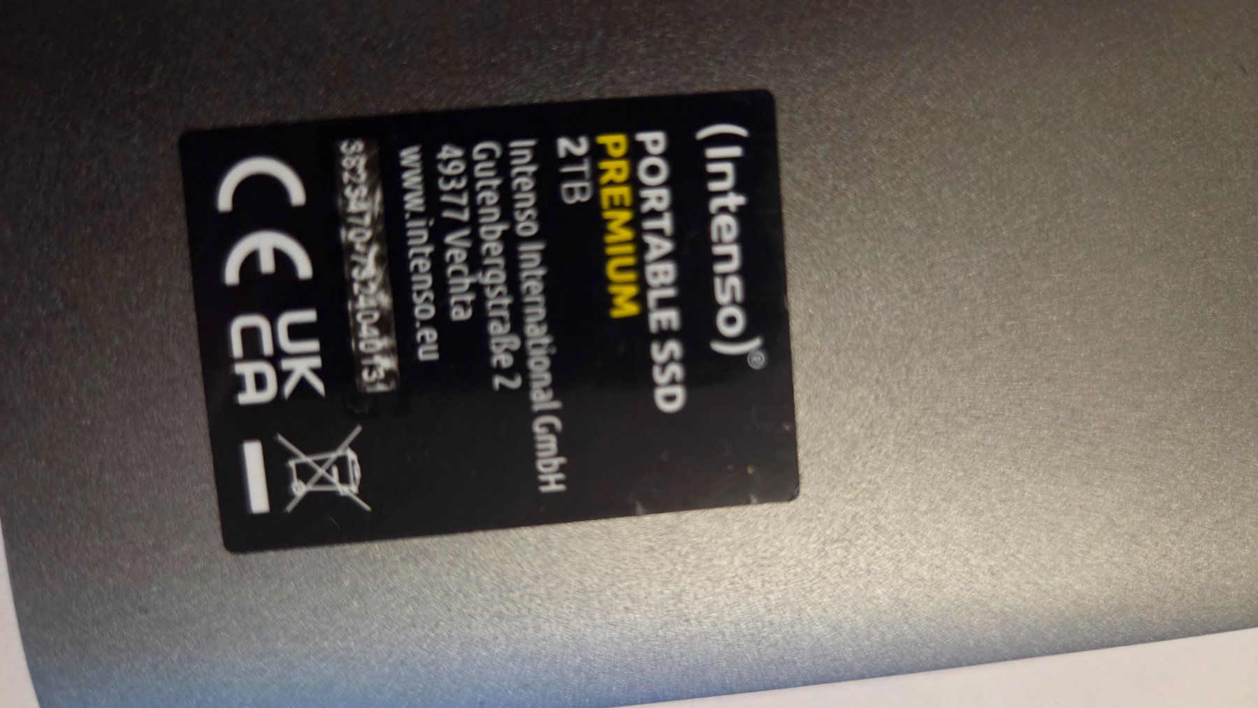 Dischi rigidi: SSD externe 2TB Intenso premium – Usato da Neuchâtel venduto da A.S.J 3
